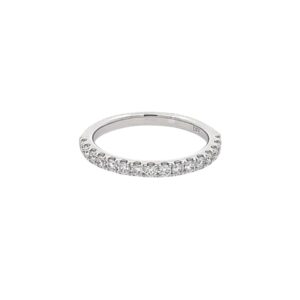 14K WHITE GOLD DIAMOND BAND W904N