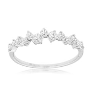 WHITE GOLD DIAMOND WEDDING BAND WC8820D
