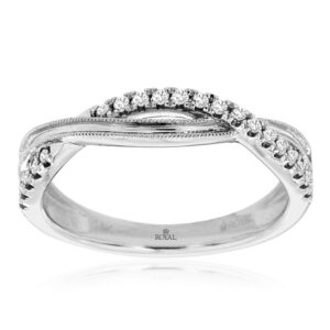 WHITE GOLD DIAMOND WEDDING BAND WC9850D