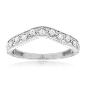 WHITE GOLD DIAMOND WEDDING BAND WH1089D