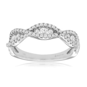 WHITE GOLD DIAMOND RING WC8958D