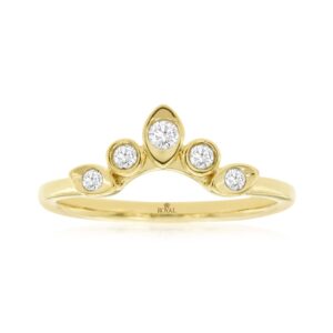 YELLOW GOLD DIAMOND RING H1125D
