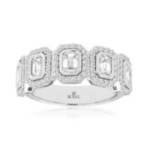WHITE GOLD DIAMOND WEDDING BAND WH2452D