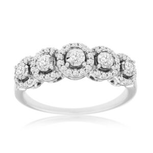 WHITE GOLD DIAMOND WEDDING BAND WC8746D