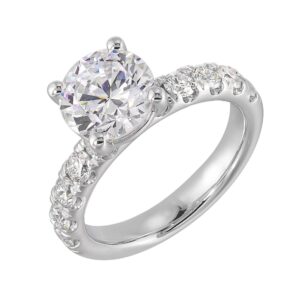 WHITE GOLD DIAMOND ENGAGEMENT SEMI-MOUNT W5721RN200SM-4WB