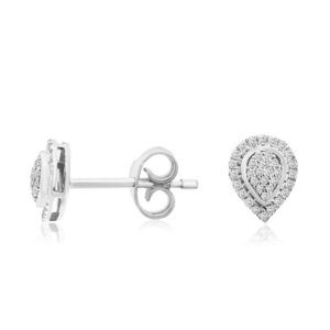 WHITE GOLD DIAMOND EARRINGS WH3471D