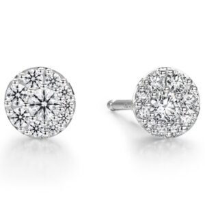 HEARTS ON FIRE TESSA DIAMOND CIRCLE EARRINGS HFETESC01028W