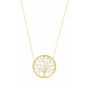 YELLOW GOLD DIAMOND PENDANT H2292D