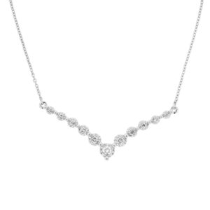 WHITE GOLD DIAMOND NECKLACE WH1451D