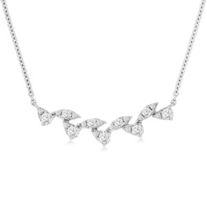 WHITE GOLD DIAMOND NECKLACE WC9740D