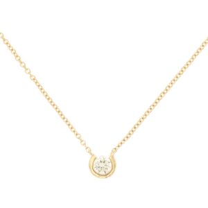 YELLOW GOLD DIAMOND NECKLACE H1941D