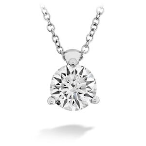 HEARTS ON FIRE CLASSIC 3 PRONG SOLITAIRE PENDANT HFPHCLA3P00108W