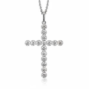 SIMON G. CROSS PENDANT IN 18K LP5025