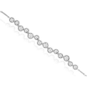 WHITE GOLD DIAMOND BRACELET WC9747D