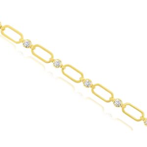 YELLOW GOLD DIAMOND BRACELET H3545D