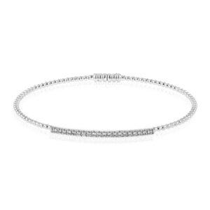 SIMON G. BEADED BANGLE IN 18K LB2343