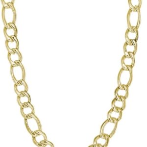 ITALGEM STEEL 6MM FIGARO LINK CHAIN SYN11-22