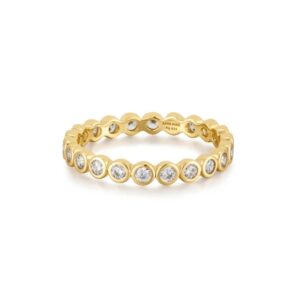 ANIA HAIE GOLD BEZEL SET RING R058-03G-54