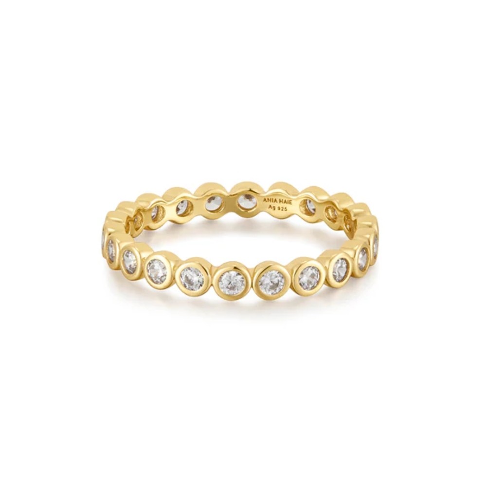 ANIA HAIE GOLD BEZEL SET RING R058-03G-54