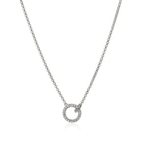 JOHN HARDY ESSENTIAL PAVE NECKLACE NBP987802DIX16-18