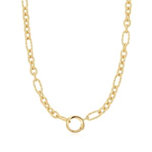 ANIA HAIE GOLD LINK CHARM CHAIN CONNECTOR NECKLACE N048-03G