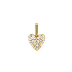 ANIA HAIE GOLD HEART PAVE CHARM NC060-05G