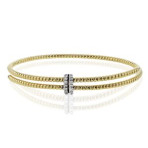 SIMON G. BEADED BANGLE IN 18K LB2452-Y