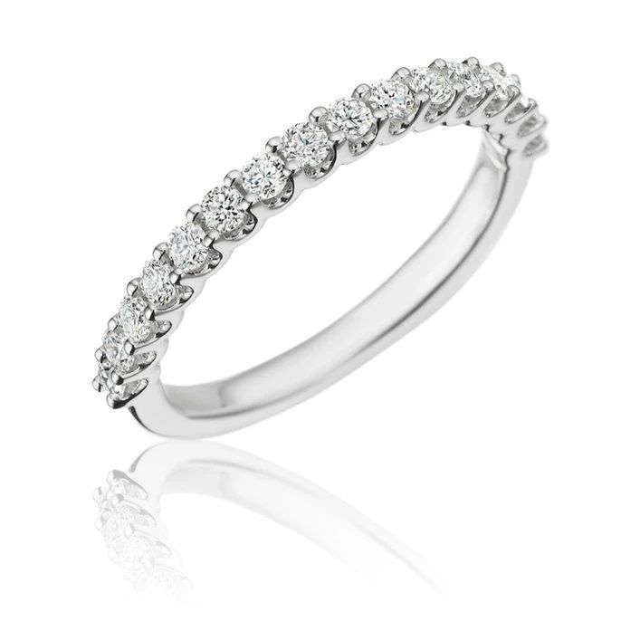 WHITE GOLD SHARED PRONG DIAMOND BAND BSP1125-15