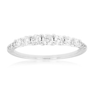 WHITE GOLD DIAMOND WEDDING BAND WC8262D