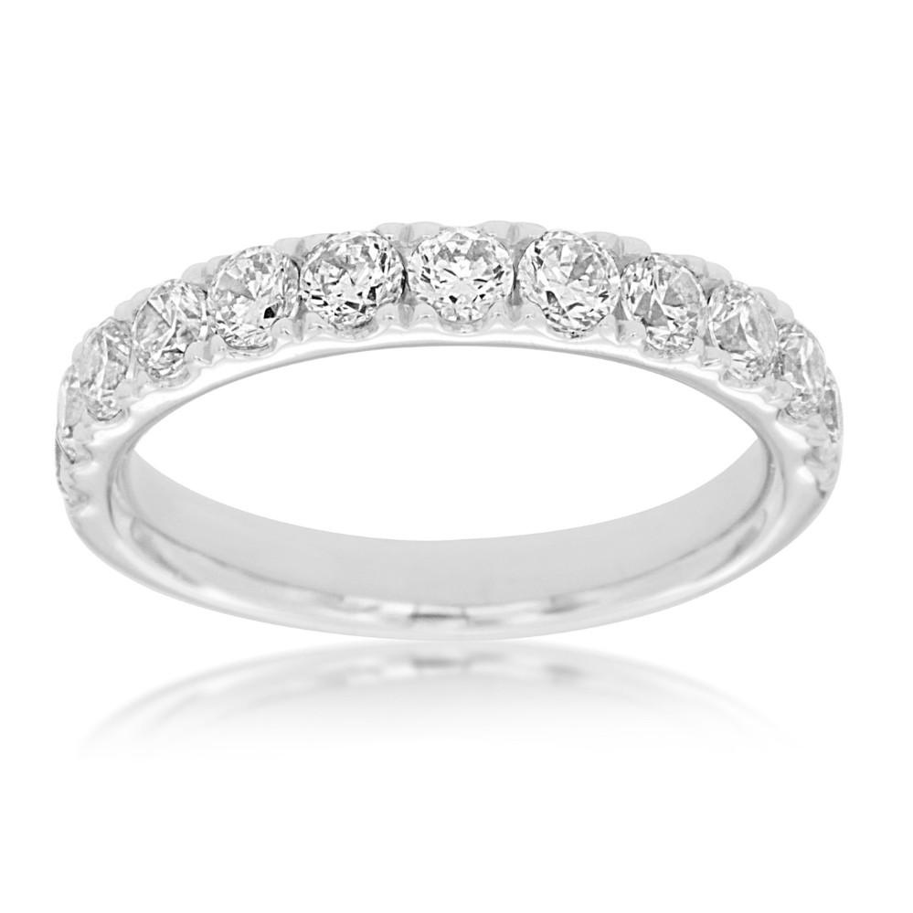WHITE GOLD DIAMOND BAND W908N