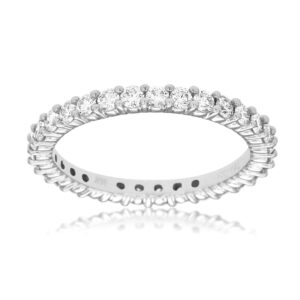 WHITE GOLD DIAMOND ETERNITY BAND W3911D