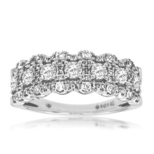 WHITE GOLD DIAMOND WEDDING BAND WC8292D