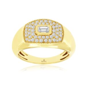 YELLOW GOLD DIAMOND RING H3095D