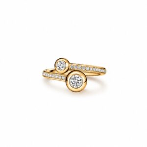 HEARTS ON FIRE DREAM BYPASS PAVE RING UU32038YGHV0556500