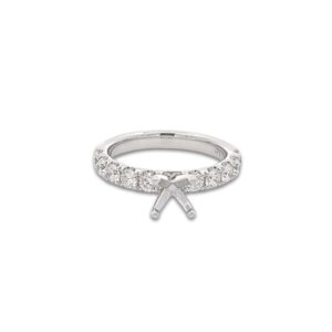 14K WHITE GOLD DIAMOND SEMI-MOUNT W901AN