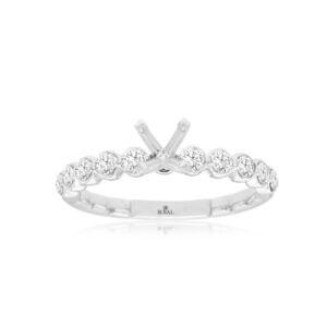 WHITE GOLD DIAMOND SEMI-MOUNT WH1335S