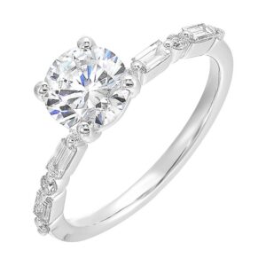 WHITE GOLD PERFECT LOVE SEMI-MOUNT W2931RN100SM-4WB