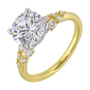 YELLOW & WHITE GOLD SEMI-MOUNT W5731RN200SM-4YW