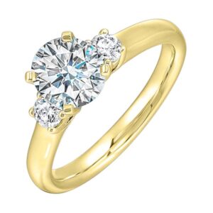 YELLOW GOLD PERFECT LOVE SEMI-MOUNT W0290RN100SM-4WY89