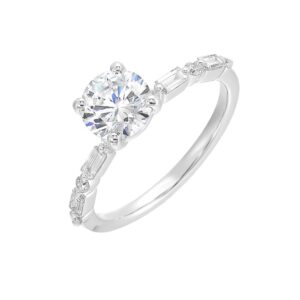 WHITE GOLD DIAMOND SEMI-MOUNT W2931RN200SM-4WB