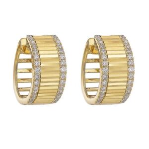 14K YELLOW GOLD DIAMOND EARRINGS ER37713-4YB