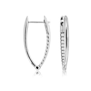 WHITE GOLD DIAMOND EARRINGS WC8906D