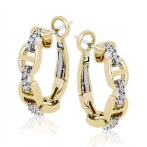 SIMON G. HOOP EARRINGS IN 18K LE4660