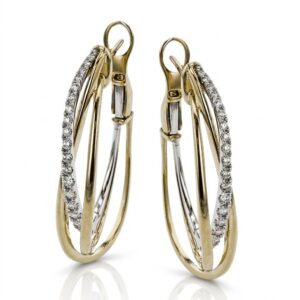 SIMON G. HOOP EARRINGS IN 18K LE4677