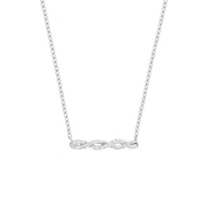 WHITE GOLD DIAMOND NECKLACE WH3216D