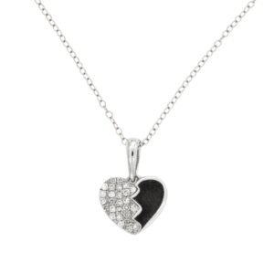 WHITE GOLD DIAMOND NECKLACE WH1970D