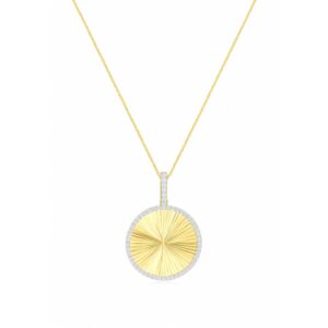 YELLOW GOLD DIAMOND PENDANT H3234D
