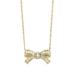 YELLOW GOLD DIAMOND PENDANT PD11125-1YD