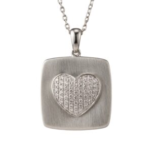 WHITE GOLD DIAMOND PENDANT WC3844
