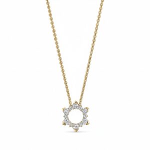 HEARTS ON FIRE AERIAL SUNBURST ENHANCER PENDANT NECKLACE UU30888YGHV0551800